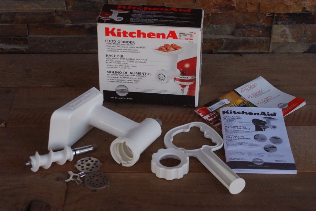 KitchenAid Food Meat Grinder Stand Mixer Attachment Fine & Coarse FGA