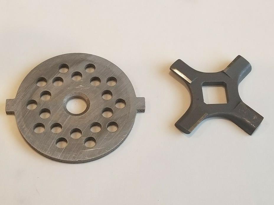KITCHENAID FOOD GRINDER REPLACEMENT BLADE AND FINE GRINDING PLATE FGA-2 H2.3
