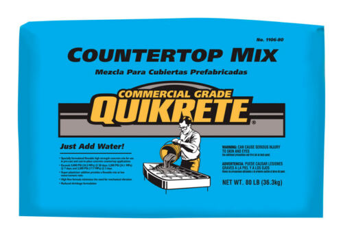 Quikrete  Countertop  Concrete Mix  80 lb.