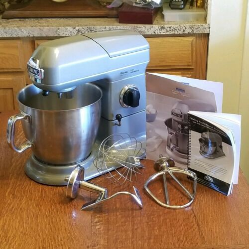 Viking Professional 7 Qt 1000W VSM700 Mixer With Attachments And User Guide