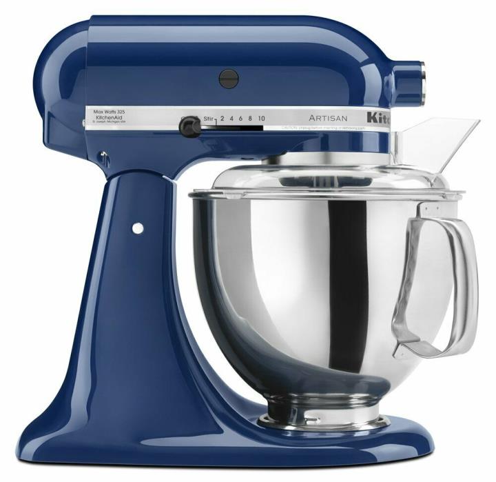 KitchenAid KSM150PSBW Artisan Series 5-Qt. Stand Mixer with Pouring Shield