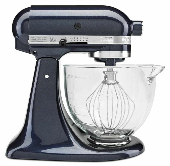 KitchenAid 5-Qt Tilt-Head Stand Mixer w/ Glass Bowl - Blue