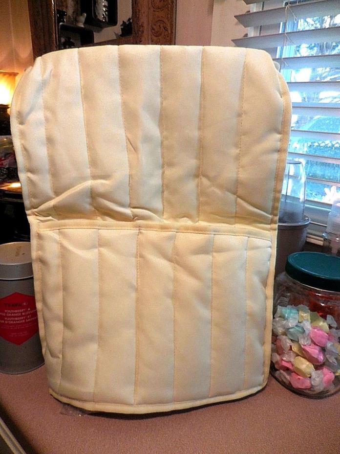 Quilted Cover for Stand Mixer ~ Butter Yellow  Fits Sunbeam Kitchenaid Cuisinart
