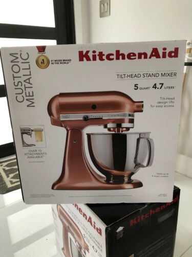 KitchenAid Metallic Series 5qt. Tilt-Head Stand Mixer - Satin Copper Brand New!!