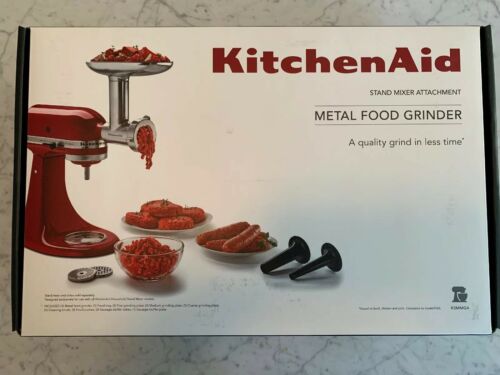KitchenAid Metal Food Grinder Attachment, KSMMGA NEW IN BOX SEALED