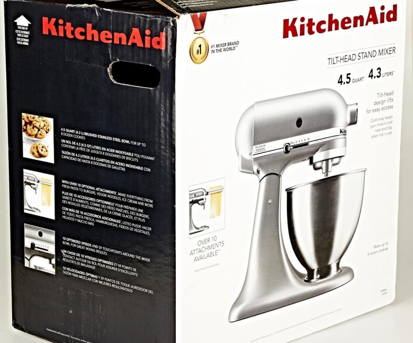 *KitchenAid 4.5 Quart Tilt-Head Stand Mixer KSM88SL