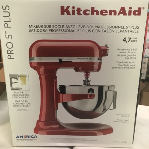 Kitchenaid Professional 5 Plus Series 5qt Stand Mixer Empire Red NEW DAMAGE BOX