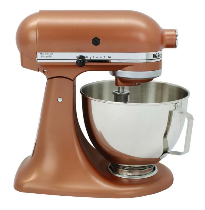 KitchenAid 4.5-Quart 10-Speed Tilt-Head Stand Mixer - Copper Pearl #KSM85PBCE