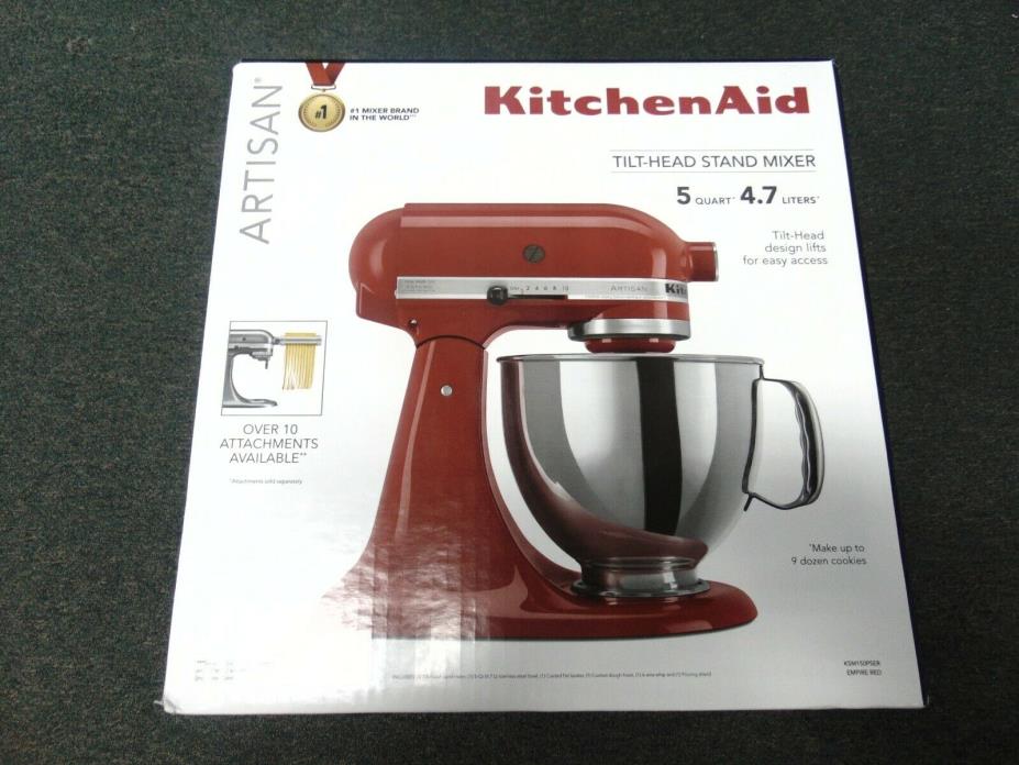 *Brand New* KitchenAid Artisan KSM150PSER 5-Quart Mixer - Empire Red