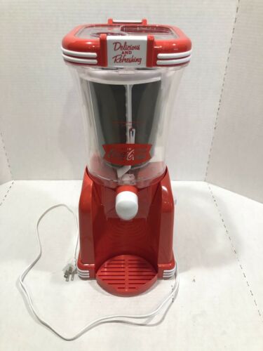 Nostalgia RSM650COKE 32-Ounce Slush Drink Maker Icee 32 oz Coke Red Coca Cola