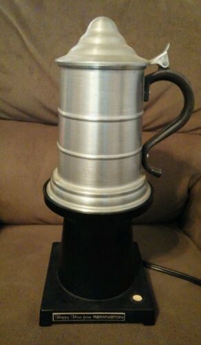 Vintage Happy Hour from Remington Electric Drink Maker machine stein Works! Rare