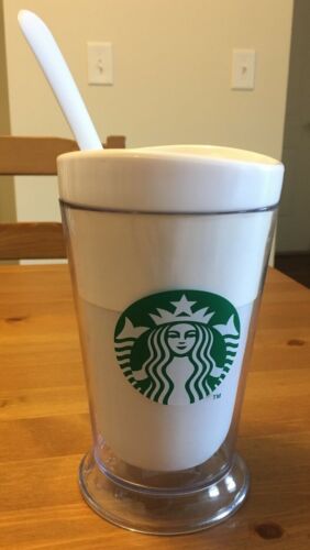 Rare Starbucks Coffee Zoku Frozen Drink Maker Cup With Spoon