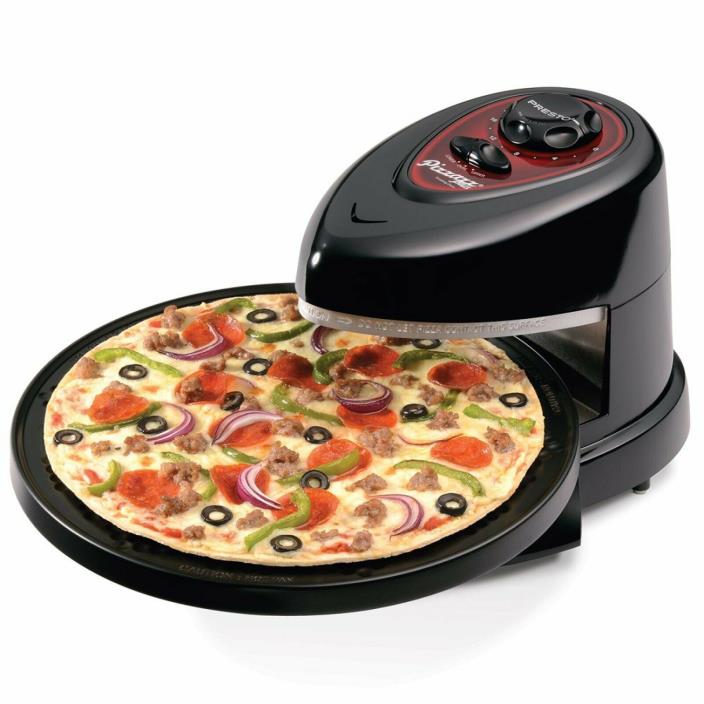 Pizzazz Plus Rotating Oven Presto 03430 Pizza New Kitchen Baking Cooker NEW