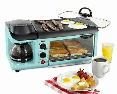 Vintage toaster oven, coffee maker, breakfast center, antique, kitchen appliance