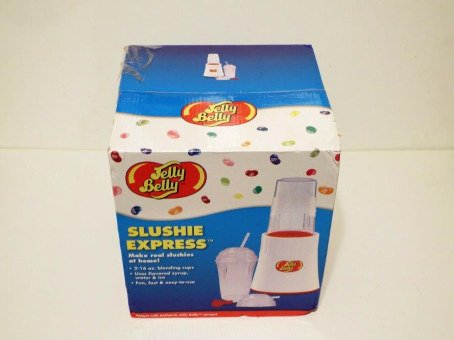 JELLY BELLY SLUSHIE EXPRESS MAKER WITH SAFETY SWITCH 2-16oz. CUPS