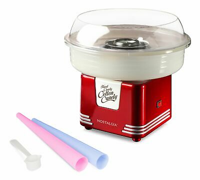 Electric Commercial Cotton Sugar-Free Candy Maker Retro Red Machine Kit Store