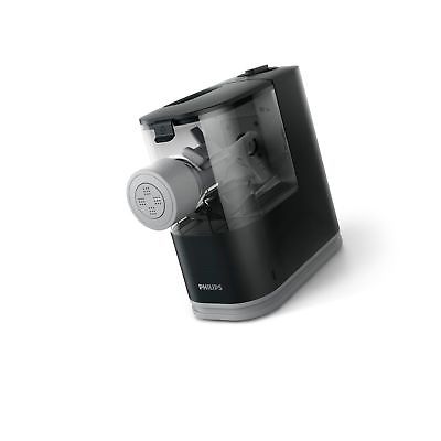 Philips HR2371/05 Compact Pasta Maker, Viva Collection, Black, Small