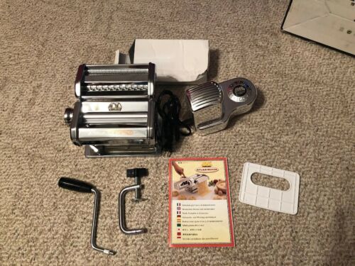 Marcato Atlas Wellness Pasta Machine with Motor Attachment Electric Power New