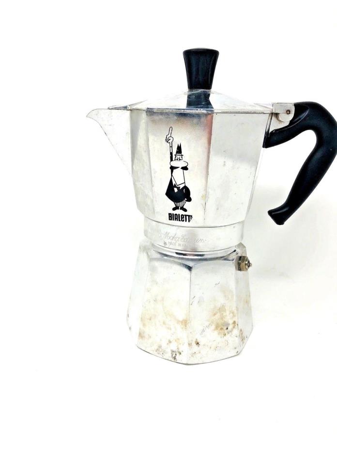 Bialetti 6 Cup Moka Express Stovetop Espresso Coffee Maker Pot
