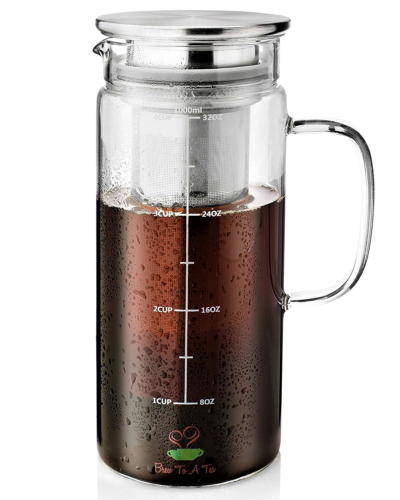BTäT- Cold Brew Coffee Maker, 1 Quart,32 oz Iced Coffee Maker, Iced Tea Maker,