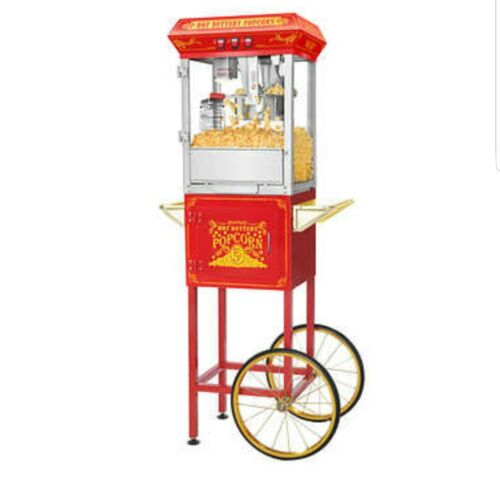 Great Northern Popcorn’s Good Time 8-oz Popcorn Machine with Cart