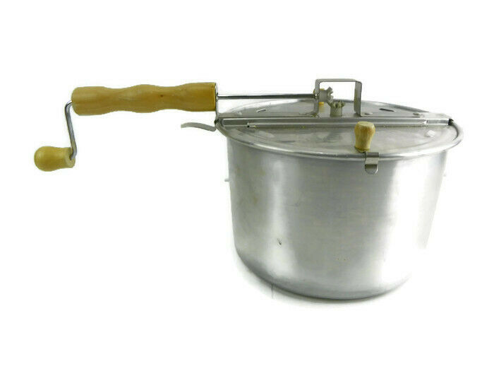 Whirley Pop Stovetop Metal Gear Popcorn Popper Wabash Valley Farms