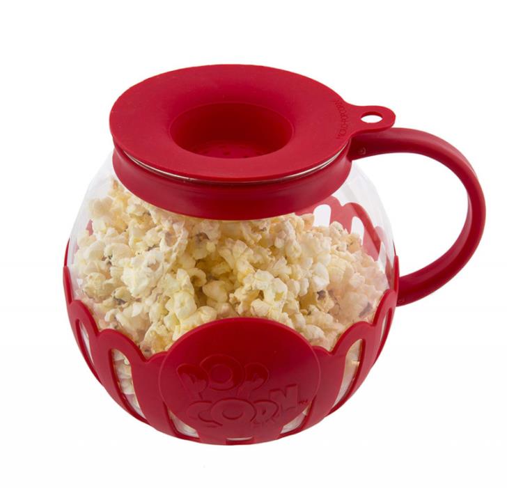 Ecolution Micro-Pop Microwave Popcorn Popper 1.5QT - Temperature Safe Glass