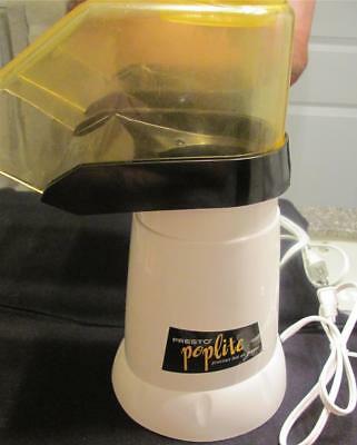 PRESTO POPPER POPLITE Pop Corn Maker Gourmet Hot Air Popper White