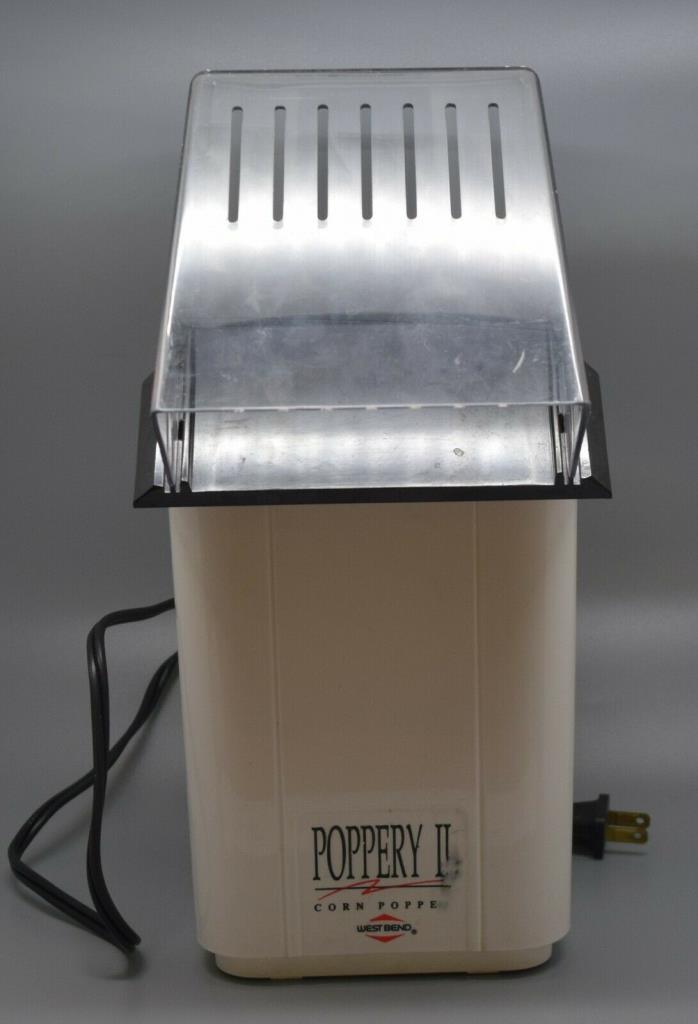 West Bend Poppery II 1200 Watt Hot Air Popcorn Popper Coffee Bean Roaster