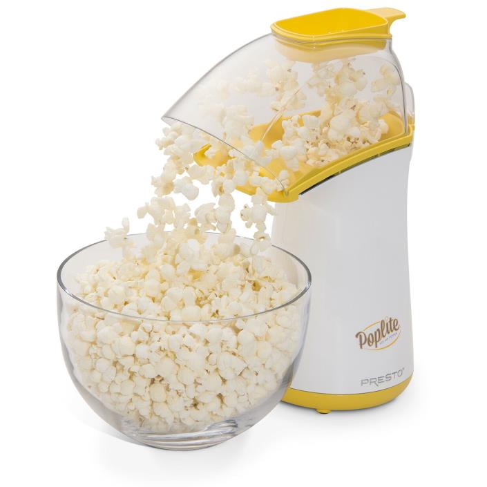Presto PopLite Hot Air Popcorn Popper Movie Theatre Style Electric 04820 NEW