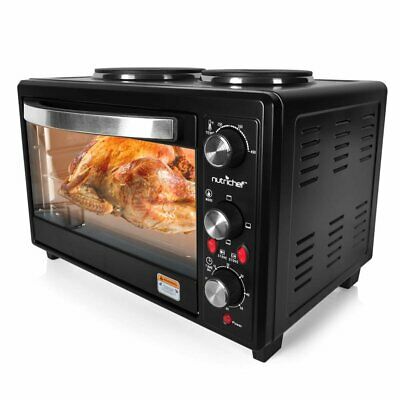 Upgraded NutriChef Turkey Roaster Thanksgiving Rotisserie Cooker Countertop Broi