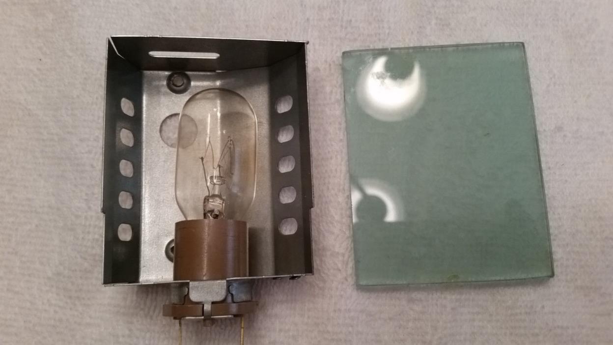 Showtime Rotisorie Ronco Genuine Light Bulb Assembly Lamp and Glass Replacement