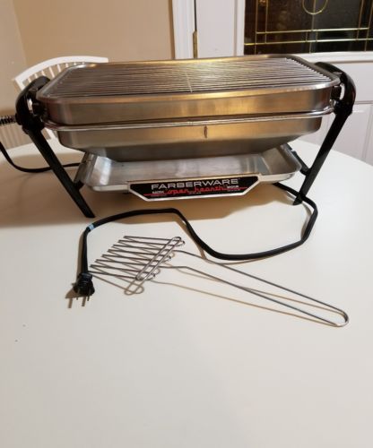 Faberware Open Hearth Indoor Smokless Electric Grill/Broiler