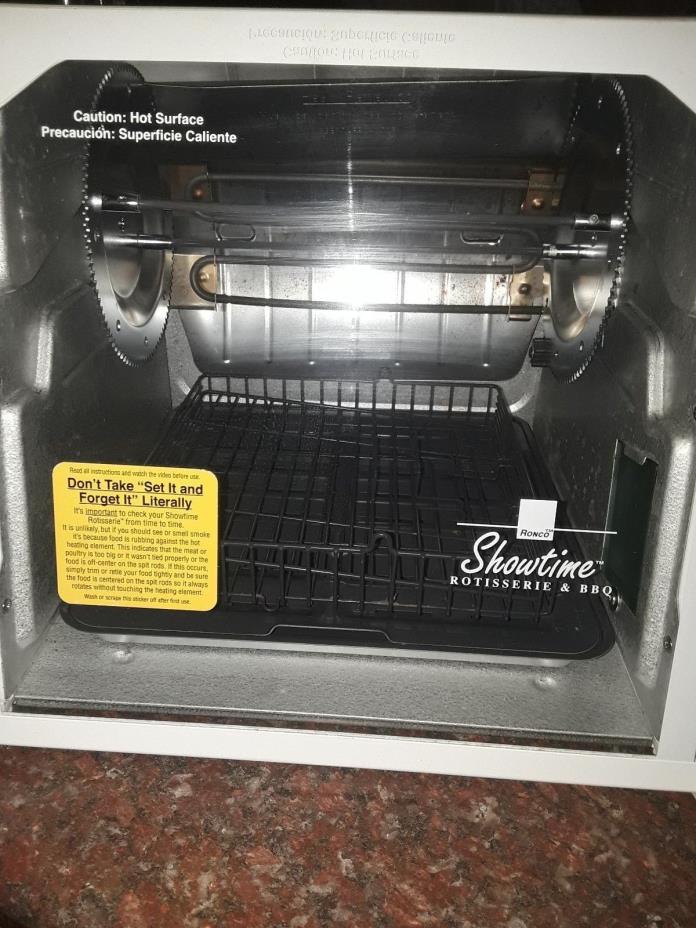 Ronco 4000 Series Showtime Chicken Rotisserie Oven w/ extras
