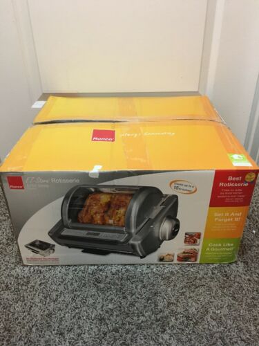 Ronco EZ Store Showtime Rotisserie Oven Stainless 5250 Chicken  Countertop NEW