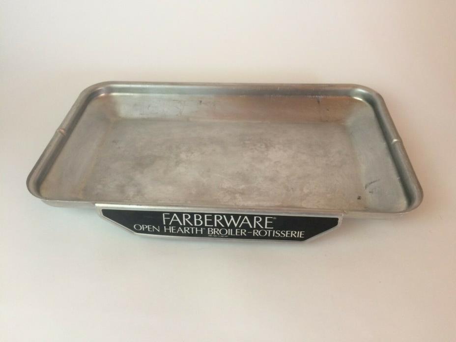Farberware Open Hearth Rotisserie Broiler Grill Replacement Drip Grease Pan Tray