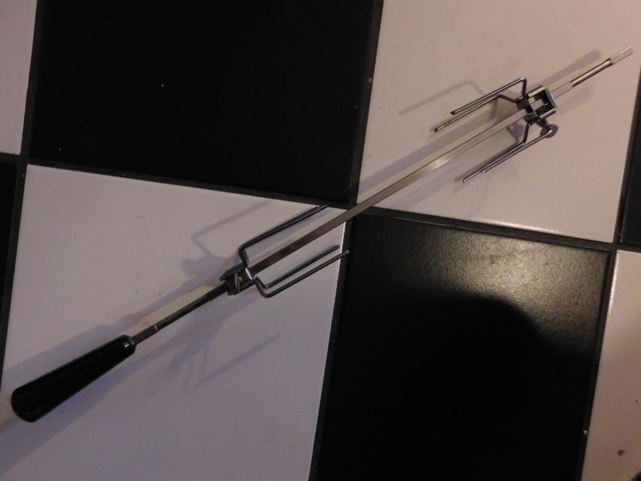 FARBERWARE OPEN HEARTH ROTISSERIE SPIT W/FORKS