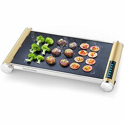 Electric Griddles Grill With LED Touch Control - 900W Glass Ceramic Even Build