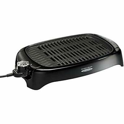 31605N Contact Grills Outdoor, Black, Less Smoke, Electric, Easy Clean Indoor 