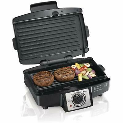 (25332) Contact Grills Electric Smokeless Indoor With Non Stick Removable 110