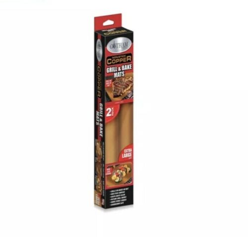 Gotham Steel Non-Stick Copper Grill & Baking Mats – 2 PACK - As Seen on TV! NEW