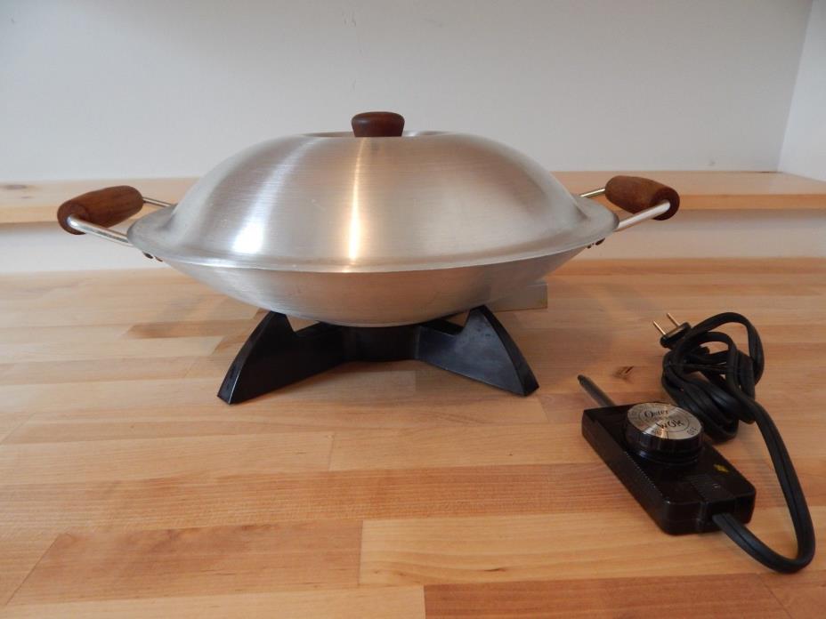 Vintage Oster Electric Wok with Adjustable Temperatures