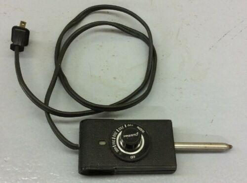 Presto Automatic Electric Heat Control Power Cord 0690001 Skillet