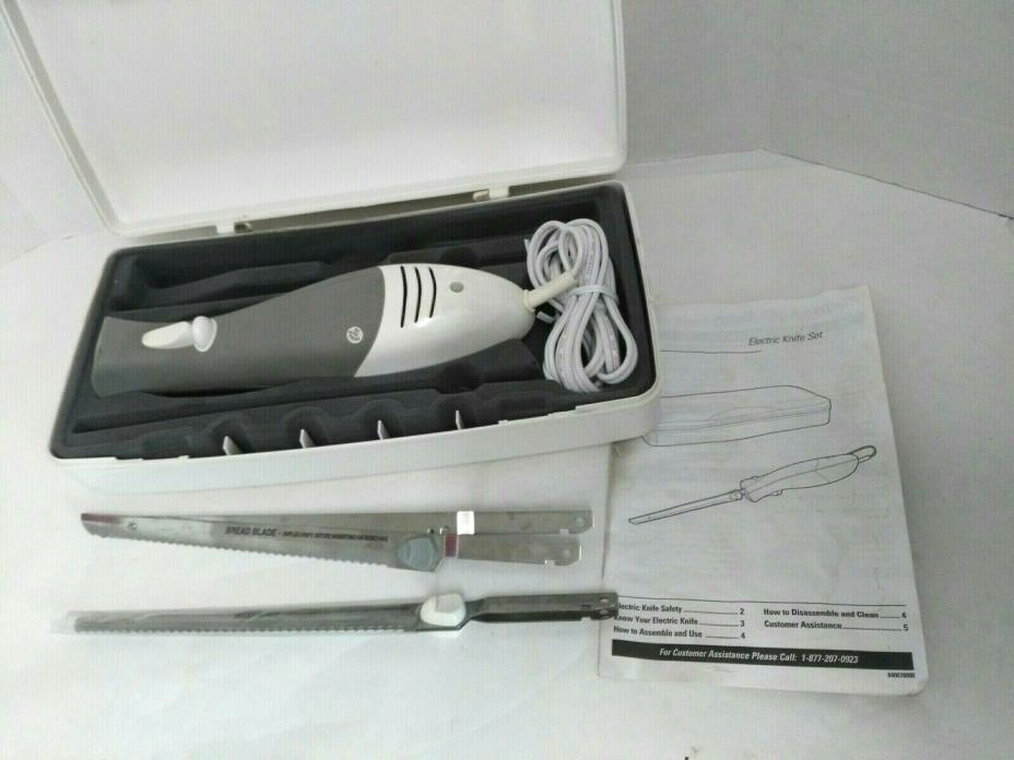 GE Electric Carving Knife Carving With Case 106612