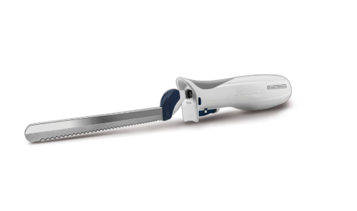 BLACK+DECKER Slice Right 9-Inch Electric Carving Knife (White) - Ships Today