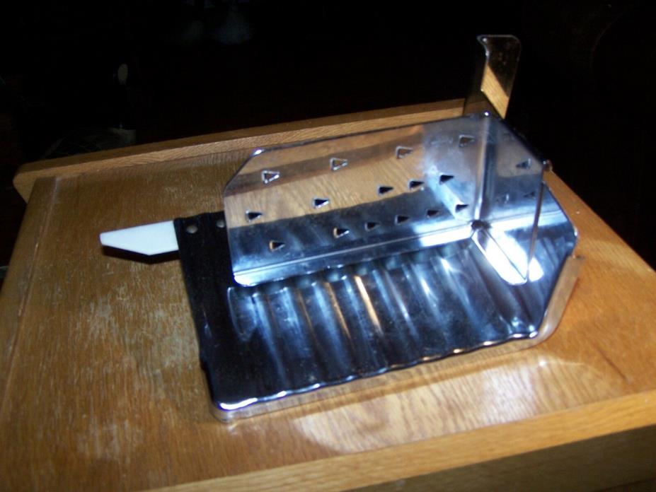 Rival Series 1101E/4 Sliding Tray & Spiked Pusher - Meat Cheese Slicer