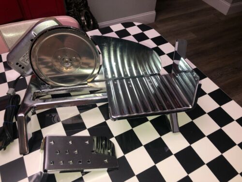 Rival Electric Food Slicer 1101E/5 Meat & Cheese Deli Stainless Steel. Tested!