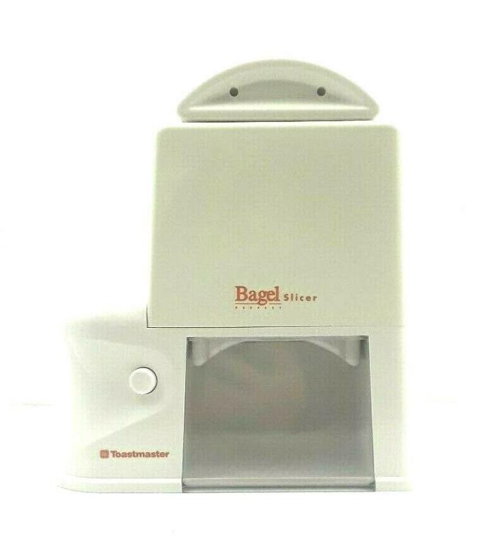 Toastmaster Perfect Bagel Slicer Electric Model 6125 Kitchen White
