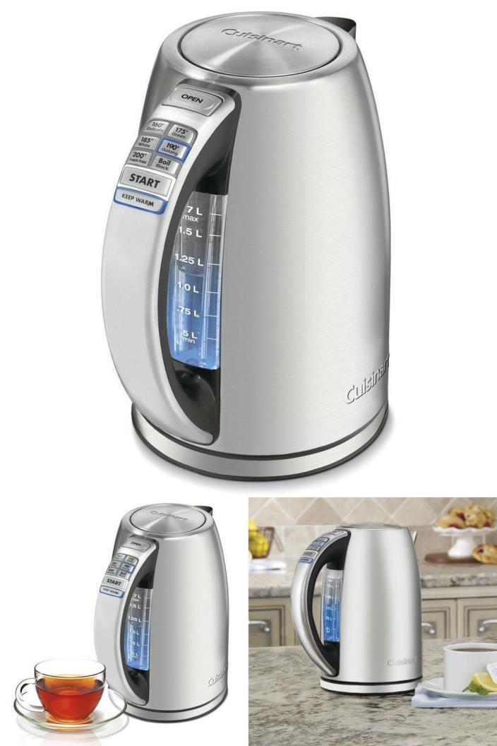 Cuisinart 1.7-Liter Electric Cordless Tea Kettle - Brushed Stainless