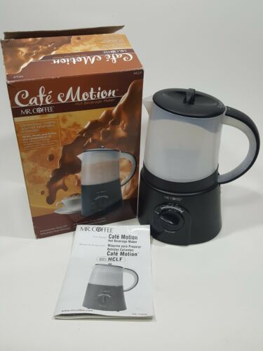 Cafe Motion Mr Coffee Hot Beverage Maker HCLF Heats Mixes Cocoa Cappuccino